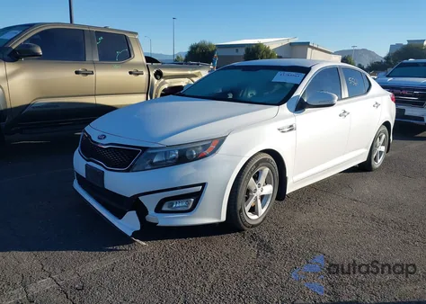 2014 Kia Optima Lx из США, поврежденный, VIN KNAGM4A70E5490226